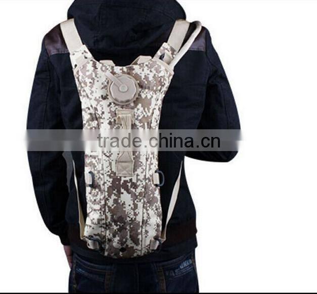 Multi camo hydration backpack tactical 2L hiking military hydration pack