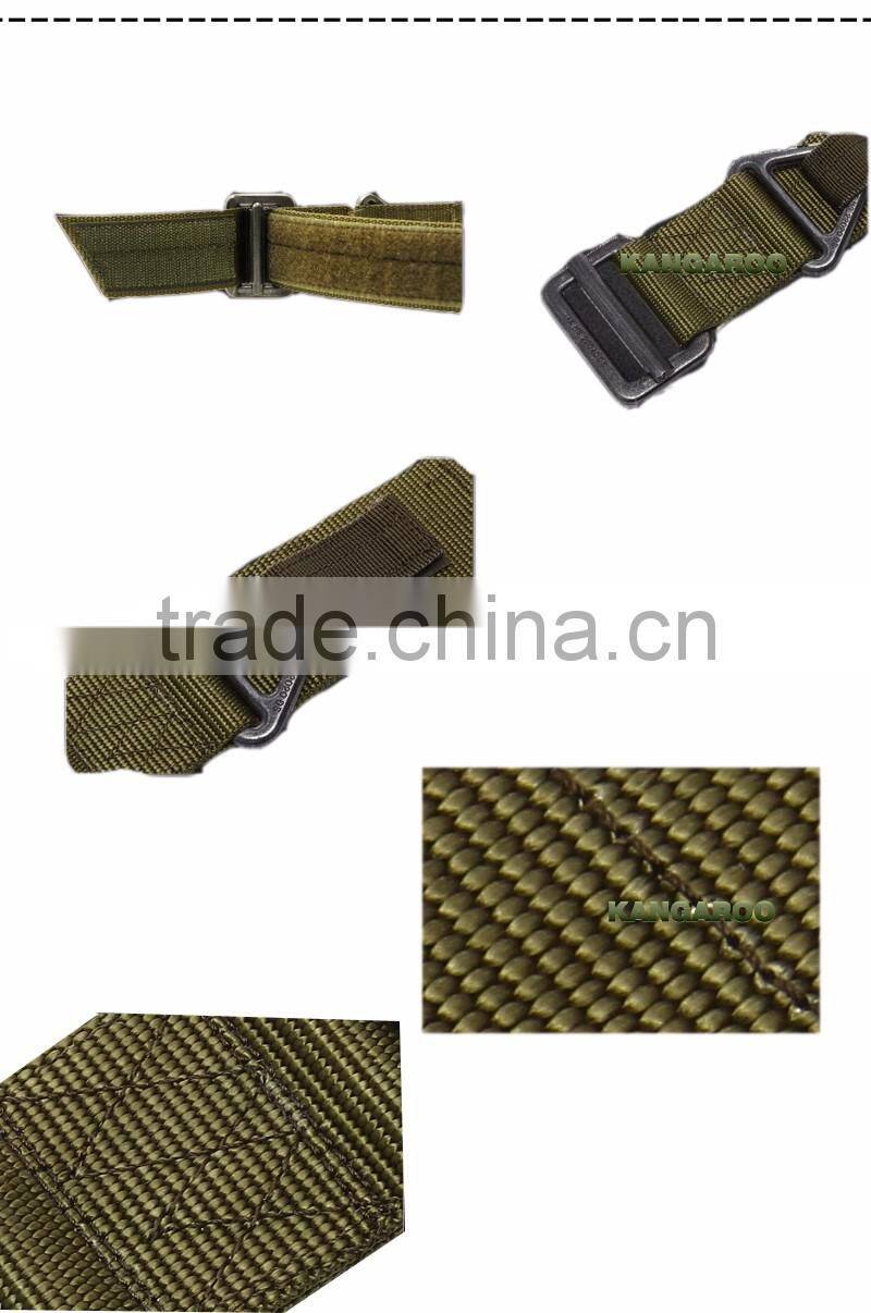 Man Multi-Functional Belt Military With Buckles Brown