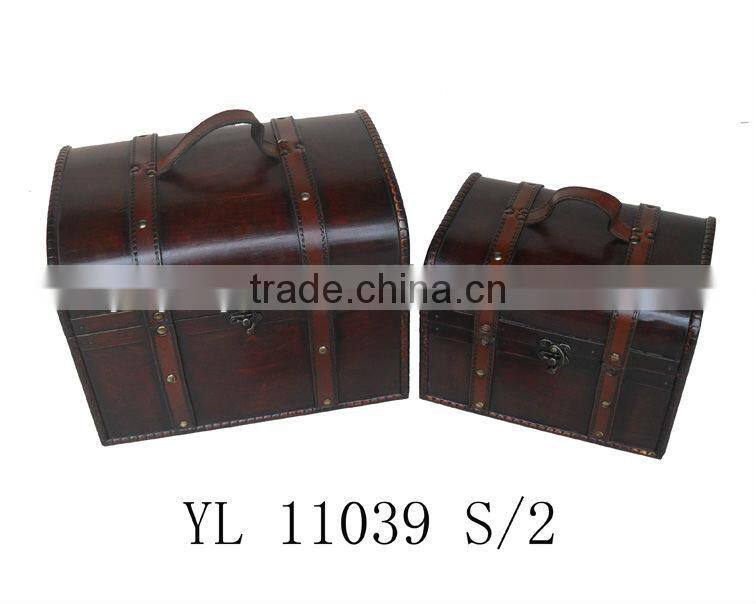 Antique Wood Storage Box YL9626