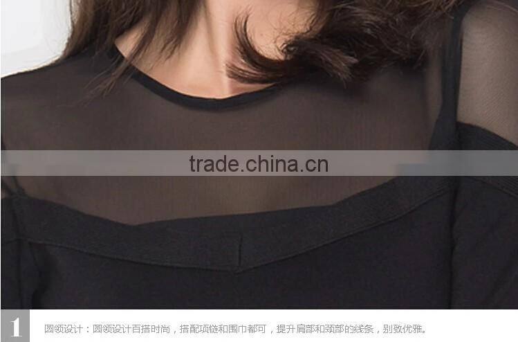 lady sexy mesh net long sleeve bodycon bandage dress , underwear women mini short fashion party dresses