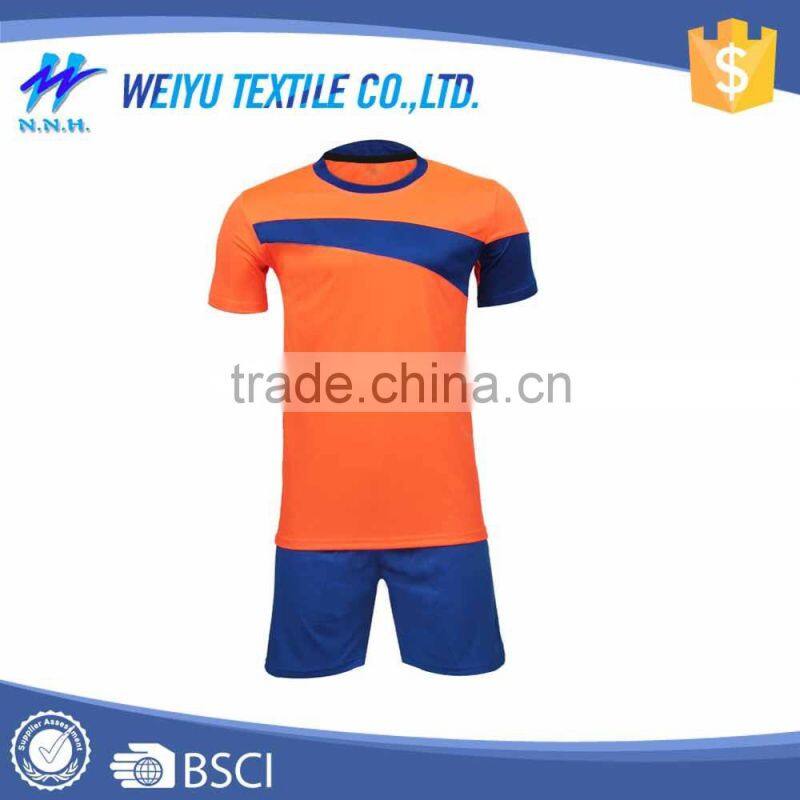 New arrival custom high quality cheap soccer jersey set