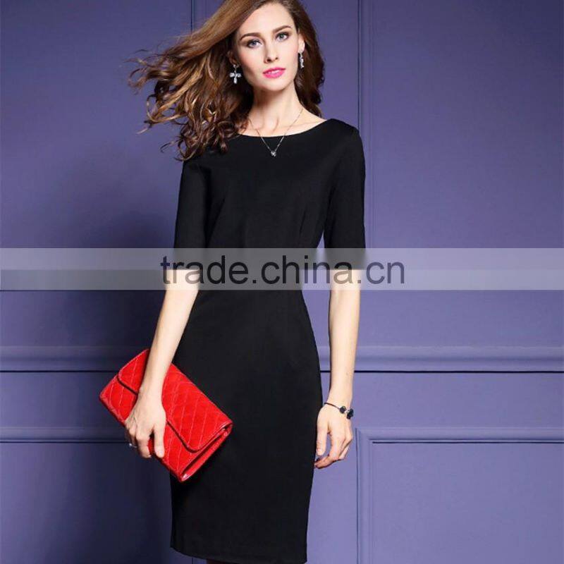 OEM beauty women designer formal dress ladies office dress ladies formal one-piece dresses