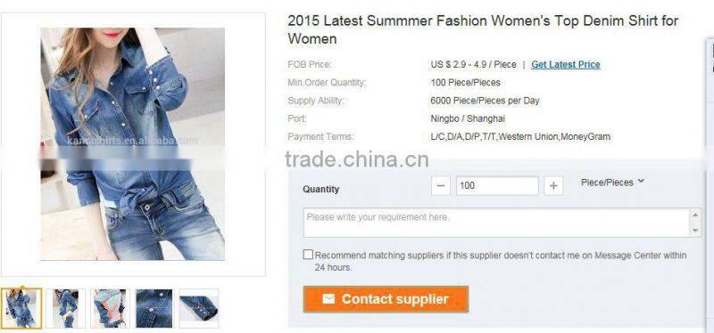 Men's Printed Denim Shirts Short Sleeve Denim Shirt For Men Washed Denim Casual Shirt