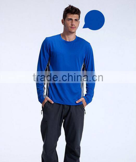 2016 hot sale mens Long Sleeve T shirt Outdoor tshirts