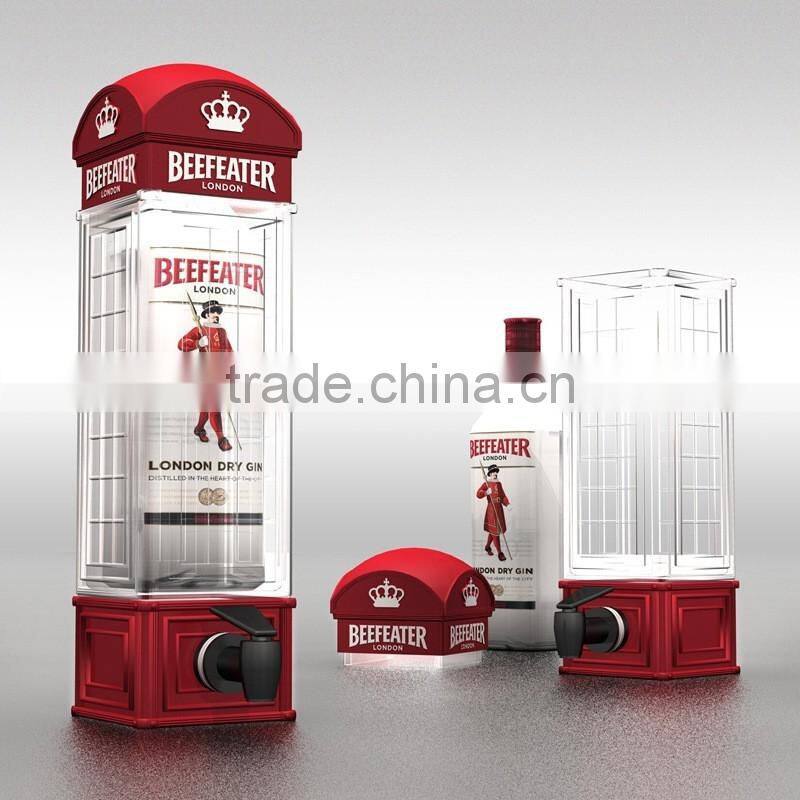 beefeater london dry gin container, liquid dispenser,liquor pump