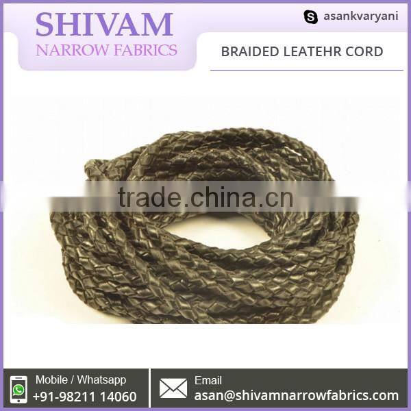 Genuine Flat Leather Cord