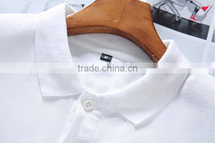 2016 new style high quality short sleeve men polo shirt 100% cotton