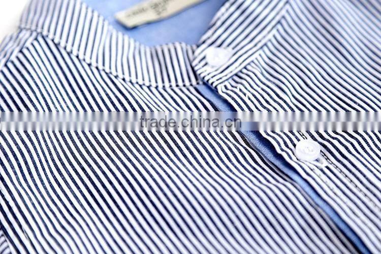 2016 hot sale custom latest shirt dress designs children clothes