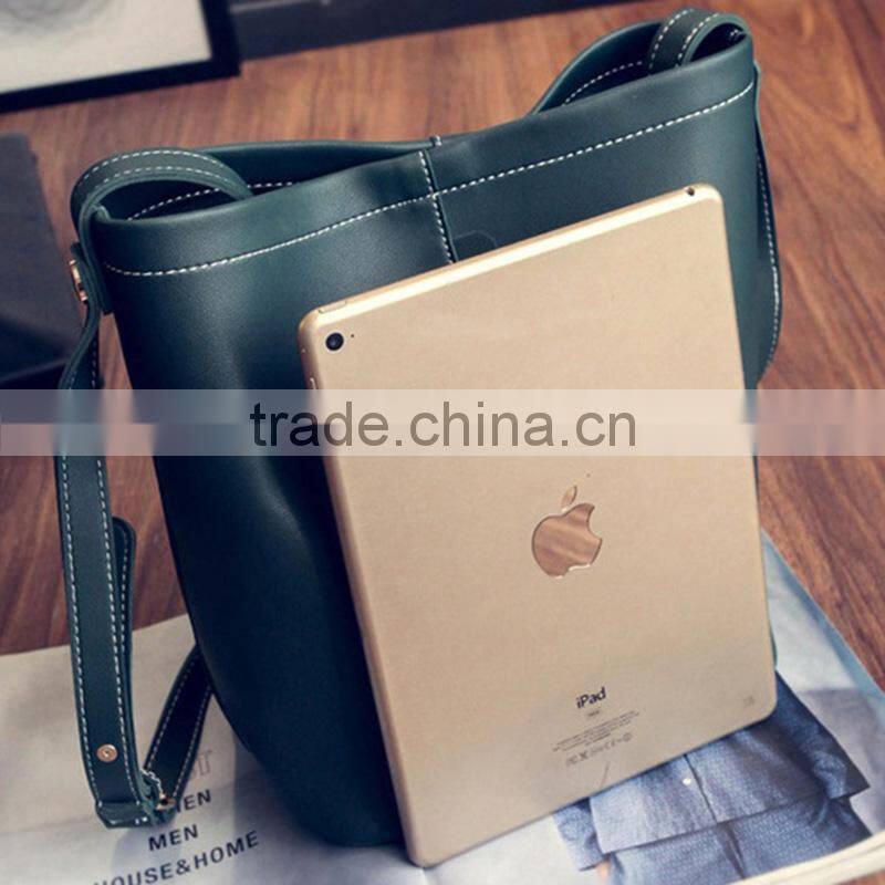 2017 Fashion Women Shoulder Bag Leather Handbags High Quality Large Ladies Bucket Shoulder Bags