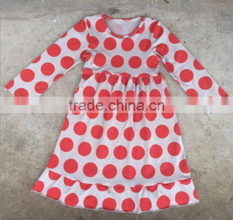 girls long sleeve ruffle dress infant toddler dress baby girl winter dresses