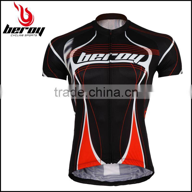 BEROY 2016 top quality design bicycle jersey, china garment factory cycling jersey