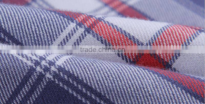 2017 new fashion causal shirt for men 100% cotton flannel shirt