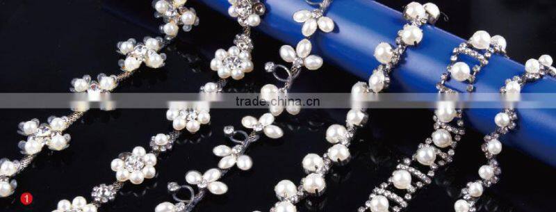 hi-ana rhinestone3 Welcome all the orders Fashion design pearl trim