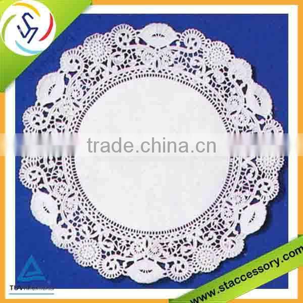 Eco--friendly white paper doilies with all hot selling