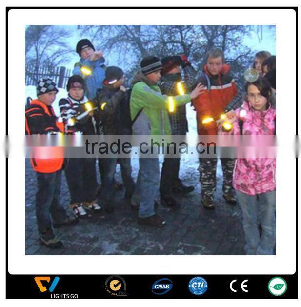 Popular colored printed reflective slap bracelet for running