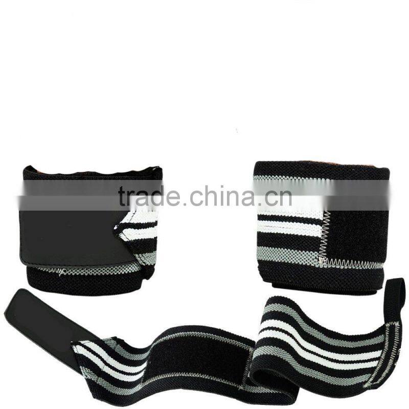 Crossfit Wrist Wraps / Custom Weight Lifting Wrist Wraps (1pair) 12''18'' in Black, GREY,White