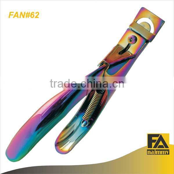 Tip Nail Cutter Stainless Steel with plastic Handle