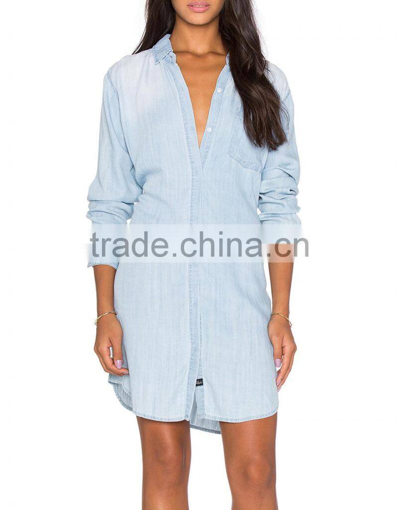 latest design blank dress .belted cotton dress, women ladies casual long dress