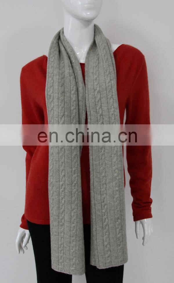 2016 Hot fashion luxurious melange women pure Cashmere long cardigans