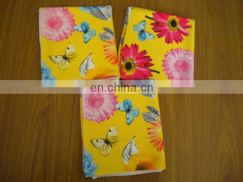 microfiber towel for kitchen cleaning and auto car cleaning