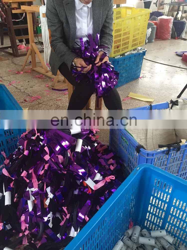 PET cheering pompom Plastic cheerleader (Sold Individually) pom pom you jizz tube pse japan free pom tube8 japanese fur pom poms