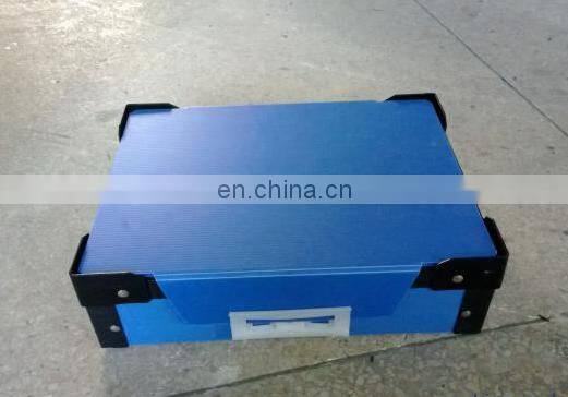 Durable black esd plastic corrugated sheet box for smt workshop