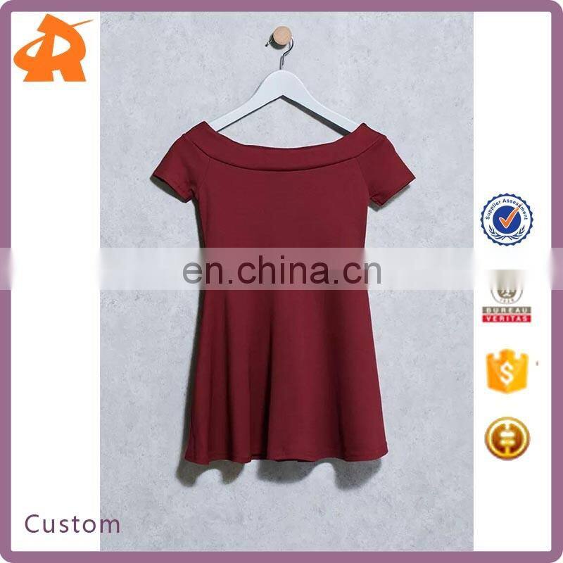 Wholesale High Quality Children Girl Dress Summer Off-shoulder Fashion Little Girls Kids Dress