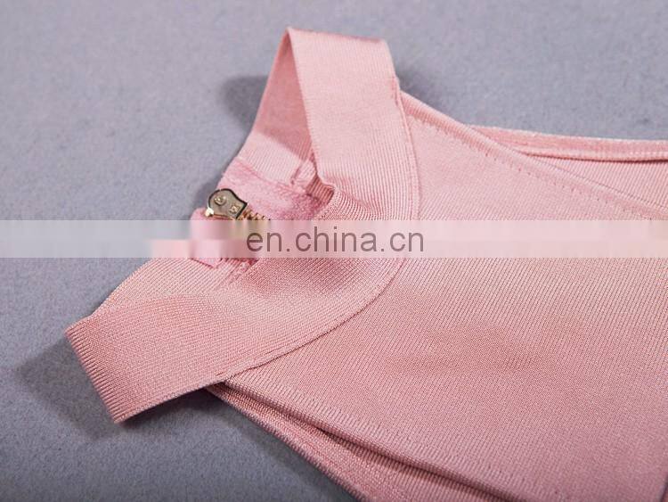 Amigo 2017 two pieces black bandage dress suit sexy evening dresses with halter crop top and midi irregular skirt for women