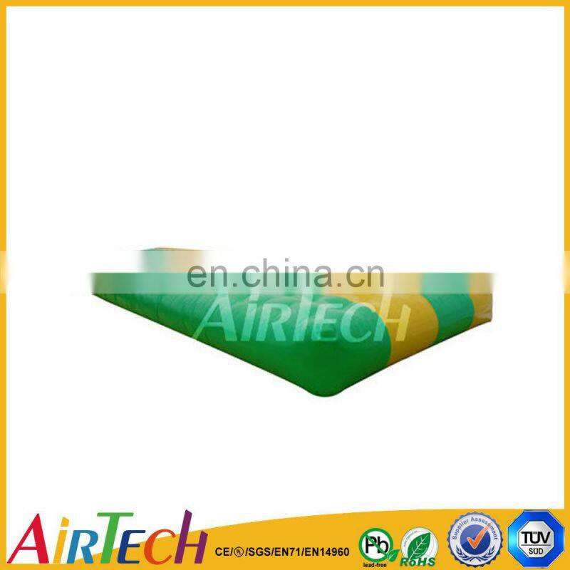 Soft inflatable air tumble track for games