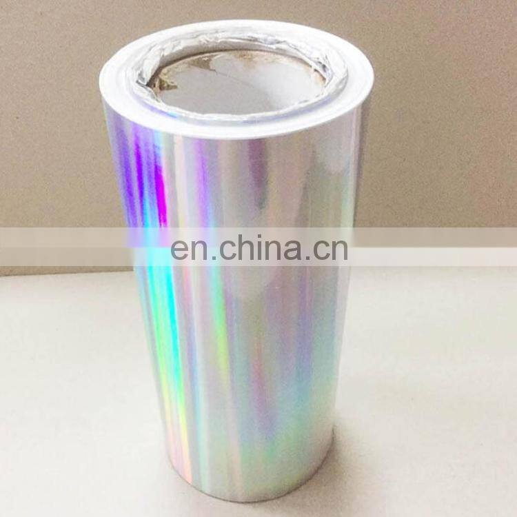 ready stock wholesale seamless plain silver laser stickers/seven color stickers