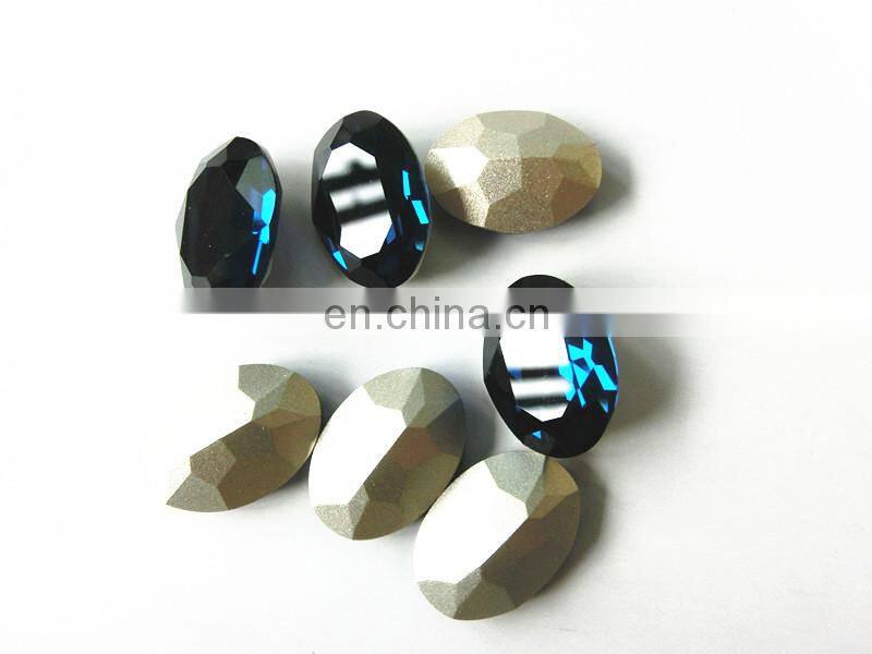 Montana Crystal Stone Oval Loose Rhinestone for Craft