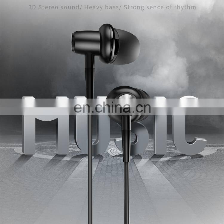Free sample free shipping JOYROOM JR-E203 3.5mm In-Ear Wire Control Stereo Earphones with Mic