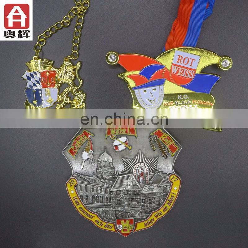 Good quality customer design bronze medal gold medals key medals