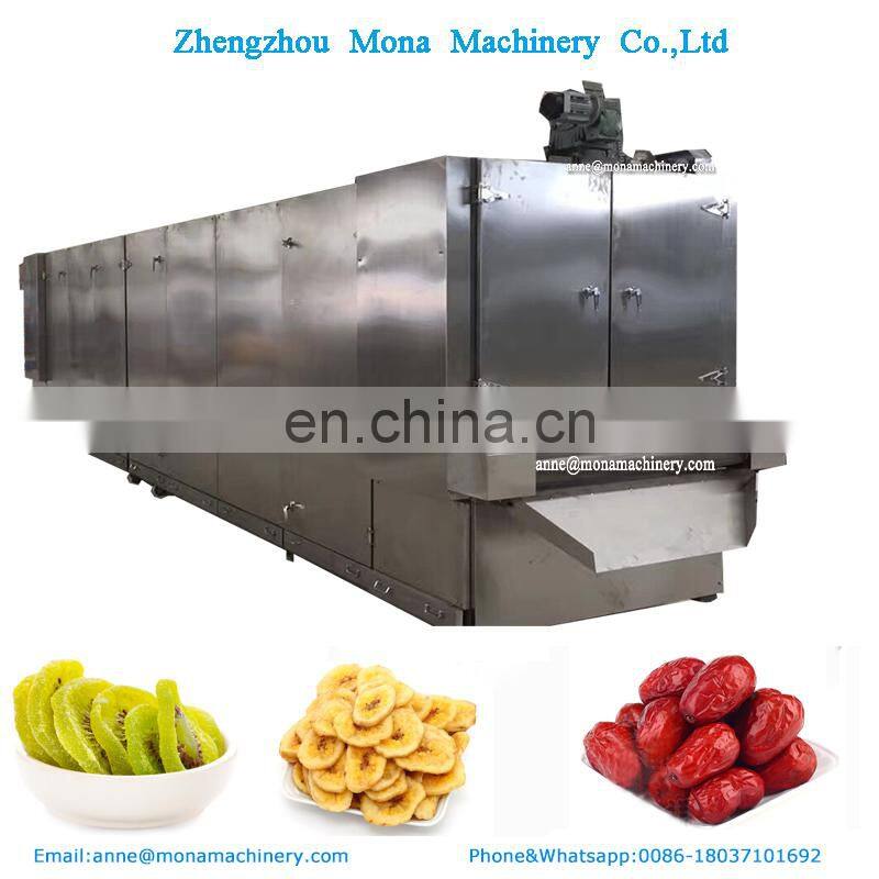 Fruits multilayer mesh belt dryer / Mesh net belt herb drying machine / Tunnel nets belt dryer for vegetables and fruits