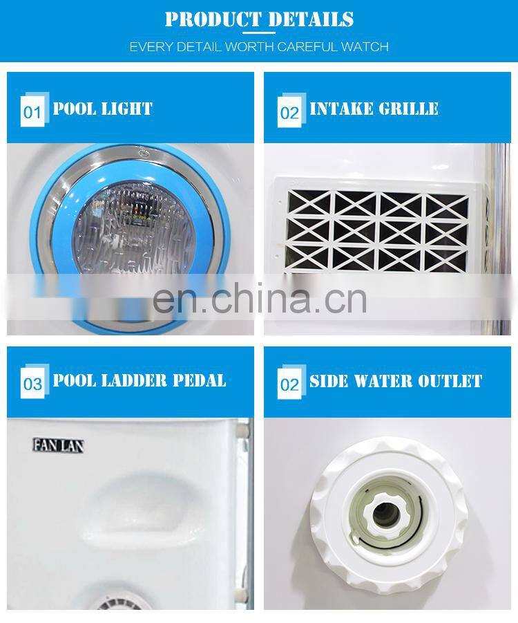 Integrative Wall Hung Pipeless Swimming Pool Water Filter Without Machine Room