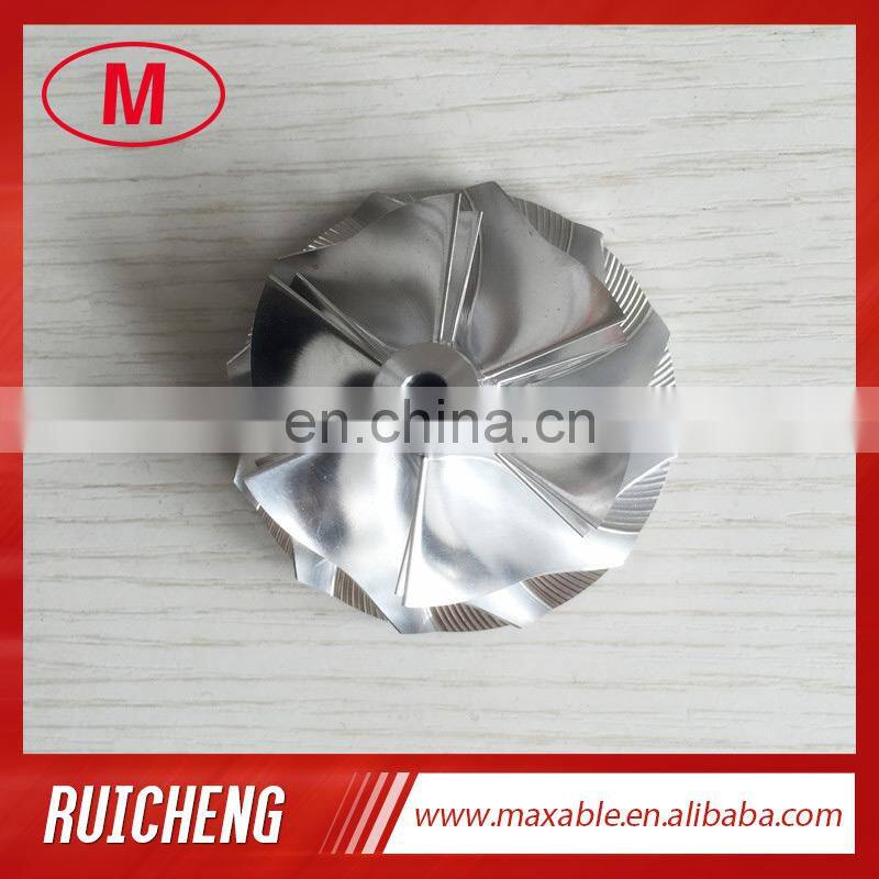 RHF5 46.50/59.94mm 6+6 blades aluminum 2618/milling/billet compressor wheel