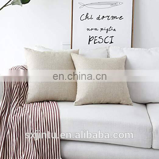 manufacturers Custom Linen Cushion Covers Set of 2 Decorative Throw Pillow Covers for sofa