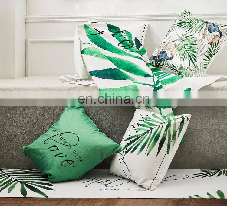 RAWHOUSE cotton canvas pillow cover 45 * 45 cm decorative cushion covers