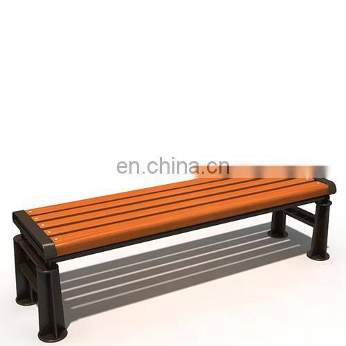 Outdoor Backless Wood Park Bench BH19404