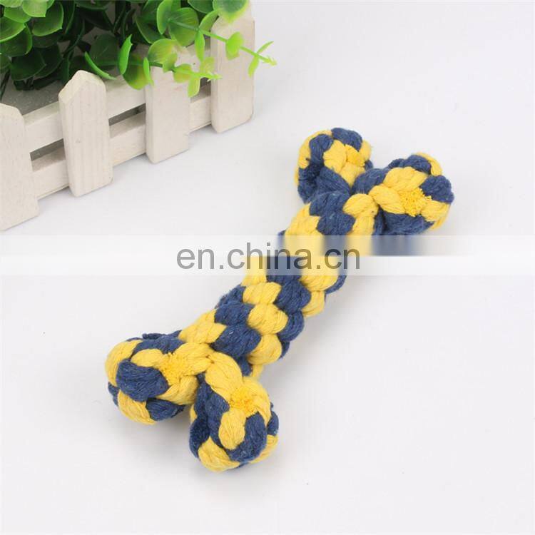 Multiple Types Pet Variety Health Benefits Strong Chew bone cotton rope dog toys