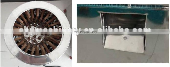 Removing feathers from chickens, ducks and geese Chicken defeathering machine