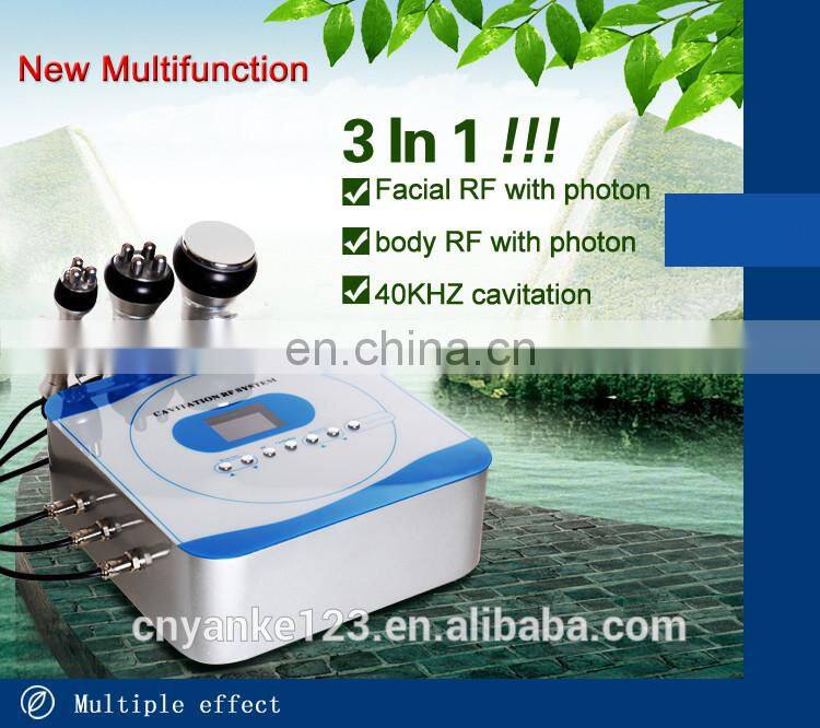 Hotsale 3in1 RF Portable laser cavitation Slimming machine Multifunctional Belly Fat Burning Machine RF System beauty equipment