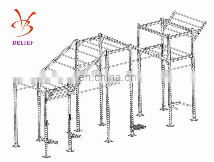 Crossfit gym equipment rig for body building