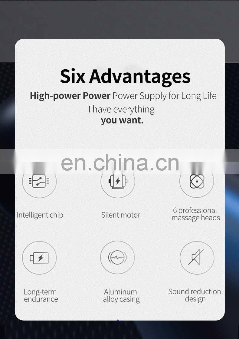 Rechargeable Battery Deep Muscle Tissue Sports Vibration Electric Fascia Massage Gun