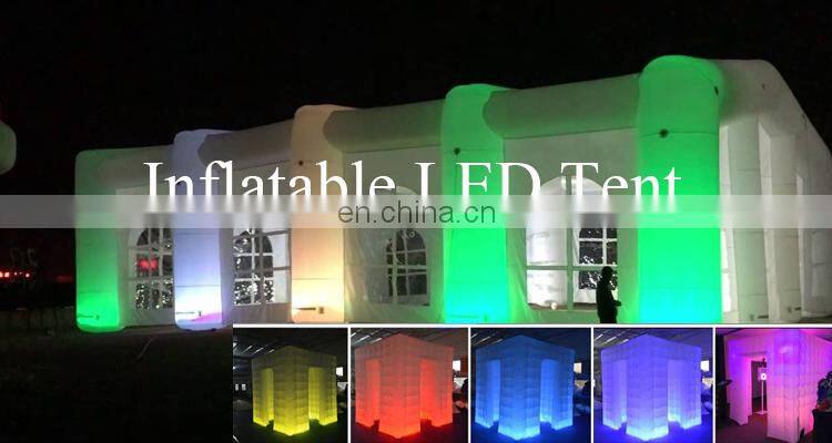 Newly Designed LED Exhibition Cubic Inflatable Photo Booth shell Tent Inflatable Photo booth for Sale