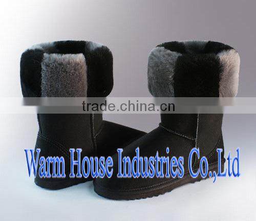 Latest Design Colorful Boots Collar Women Snow Boots Shoes