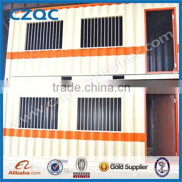 PVC window container house and homes 20ft container office