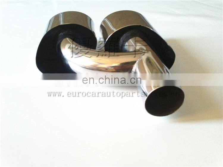 C CLASS W204 C63 stainless steel muffler metal coating round muffler exhaust pipe for C180 C200 C300 C63 muffler tip