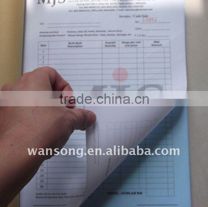 Proforma invoice printing book