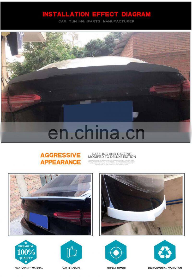 Carbon Fiber Car Trunk Spoiler for Volkswagen Passat B8 M4 style 2019 2020